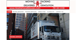 Desktop Screenshot of marbleheadmovers.com